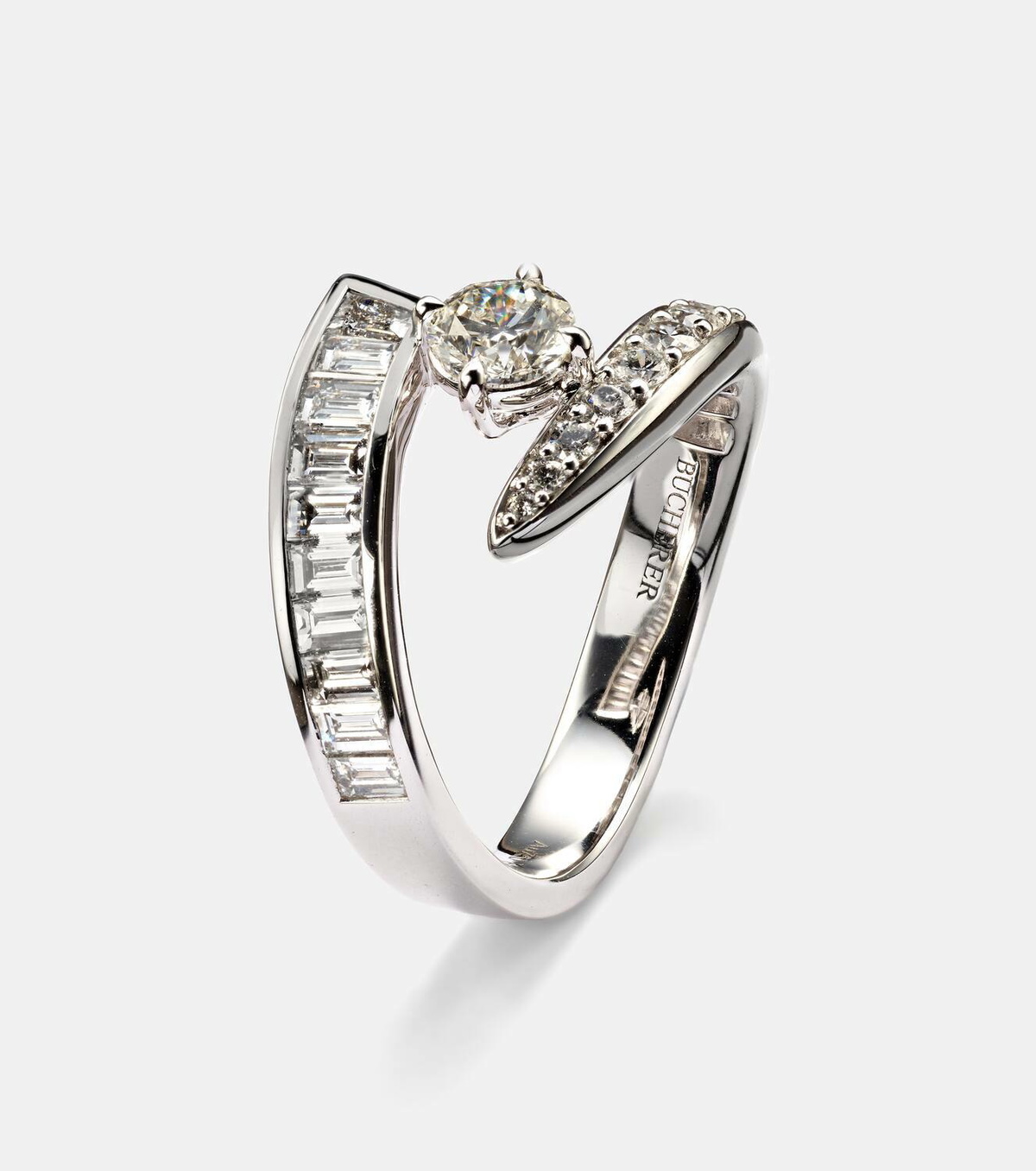 Bucherer Fine Jewellery Inner Fire 18kt white gold ring with diamonds