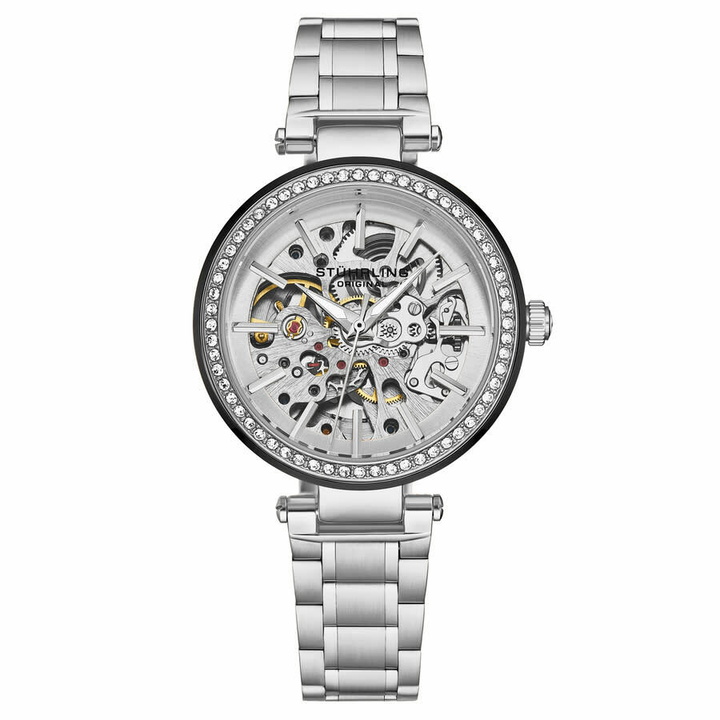 Photo: Stuhrling Original Legacy Automatic Silver Dial Ladies Watch M17989