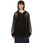 Yang Li Black Lightweight Hoodie