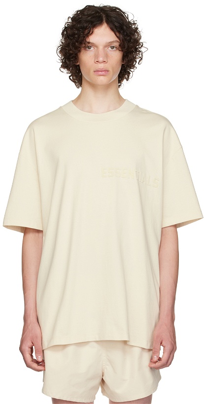 Photo: Fear of God ESSENTIALS Off-White Cotton T-Shirt