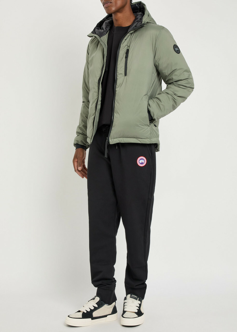 Canada Goose Lodge Hooded Shell Jacket Khaki Canada Goose