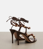 Gianvito Rossi Pandawa beaded leather sandals