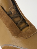 Loro Piana - Modular Walk Leather and Suede Sneakers - Green