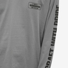 Neighborhood Men's Long Sleeve NH-1 T-Shirt in Grey