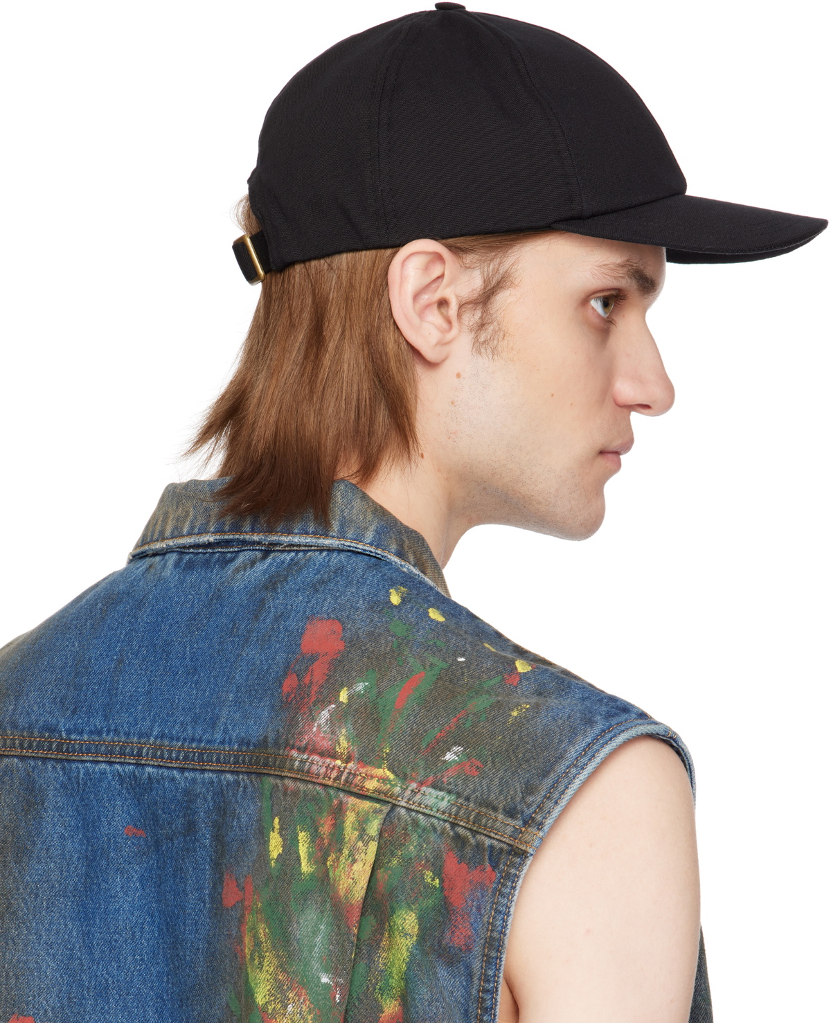 Vivienne Westwood Black Cotton Baseball Cap