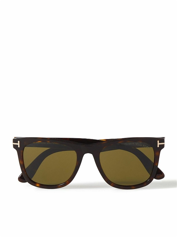 Photo: TOM FORD - Kevyn Square-Frame Tortoiseshell Acetate Sunglasses