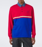 JW Anderson Paneled cotton jersey polo shirt