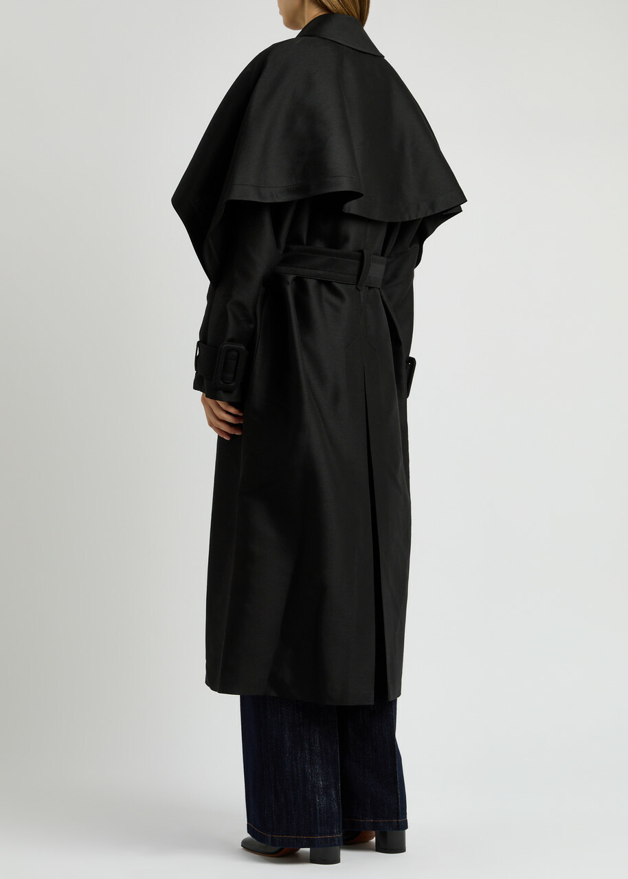 【Zimmermann】ILLUSTRATION TRENCH COAT 上品 トレンチコート Zimmermann Cape Wool-blend Trench Coat Black Zimmermann
