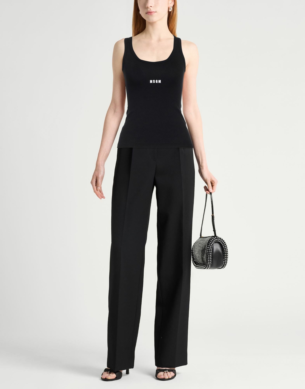 Msgm Womens Tank top in Black
