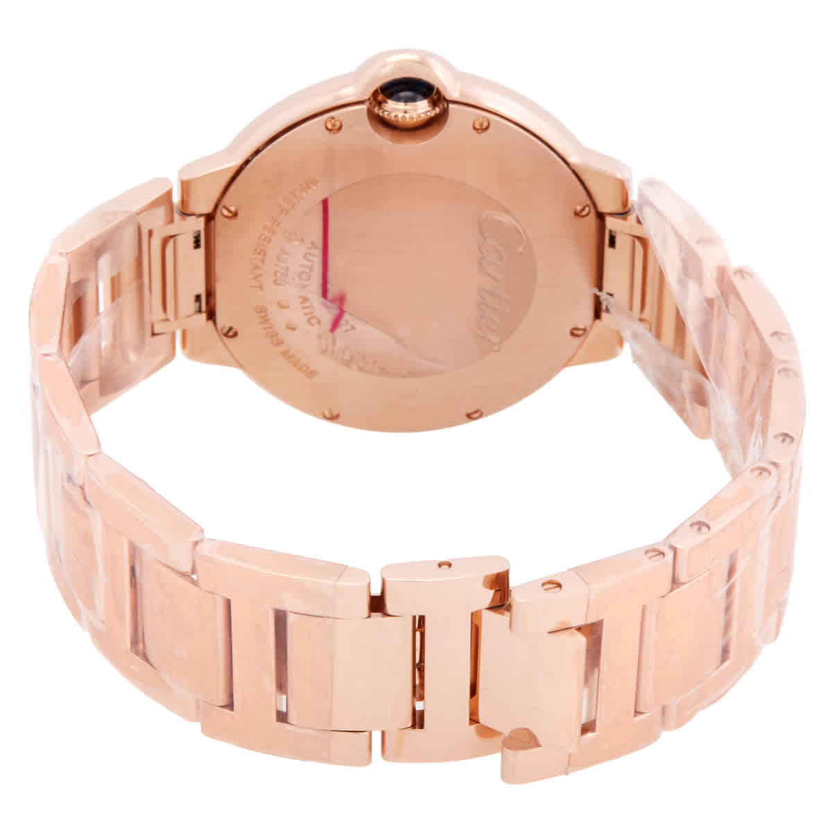 Cartier Ballon Bleu Automatic Diamond Silver Dial Ladies Watch WJBB0064