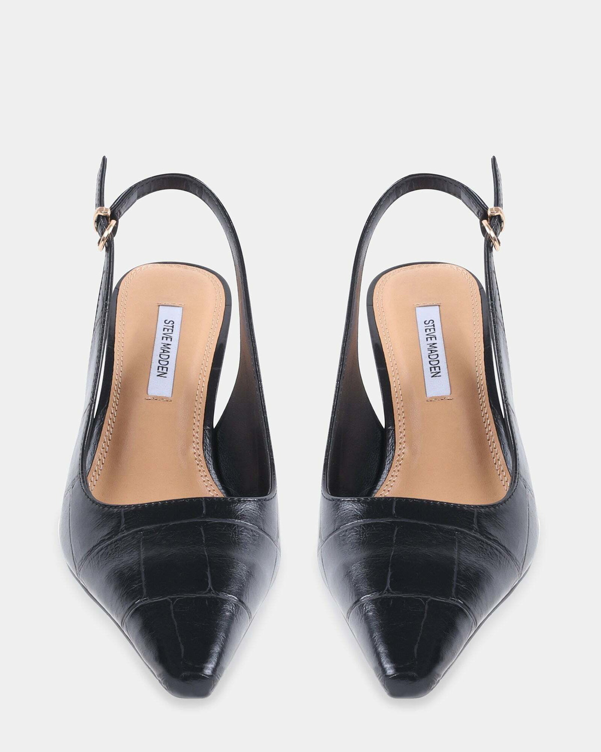 Steve Madden Charming Heels in Black Exotic