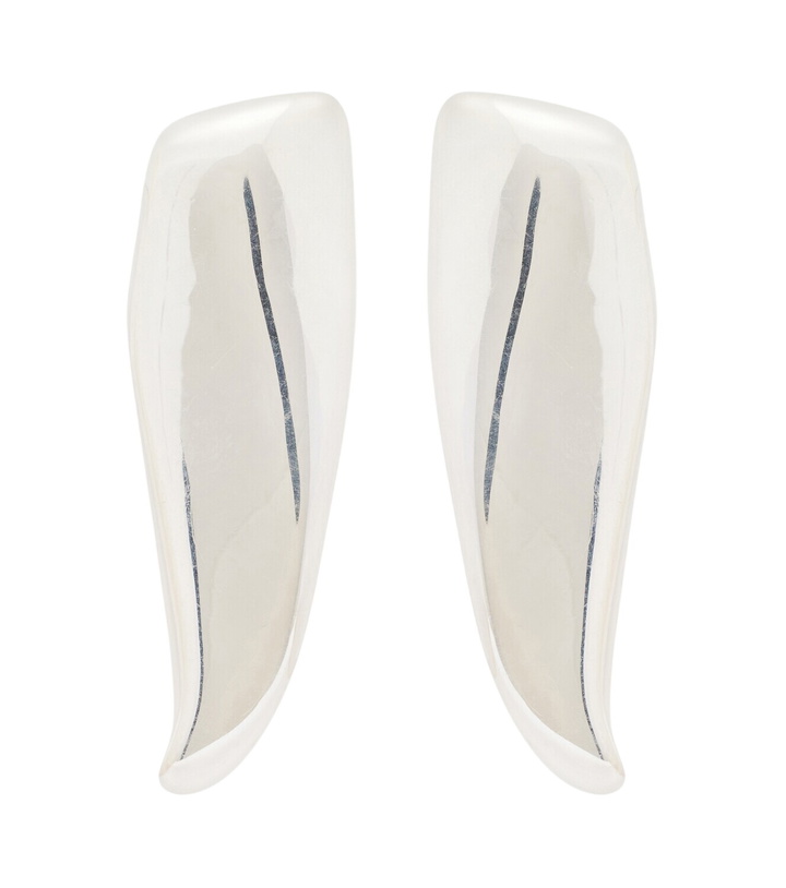 Photo: Bottega Veneta Prisma sterling silver earrings