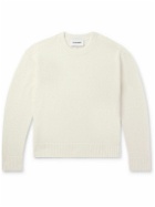 FRAME - Cashmere and Silk-Blend Sweater - White