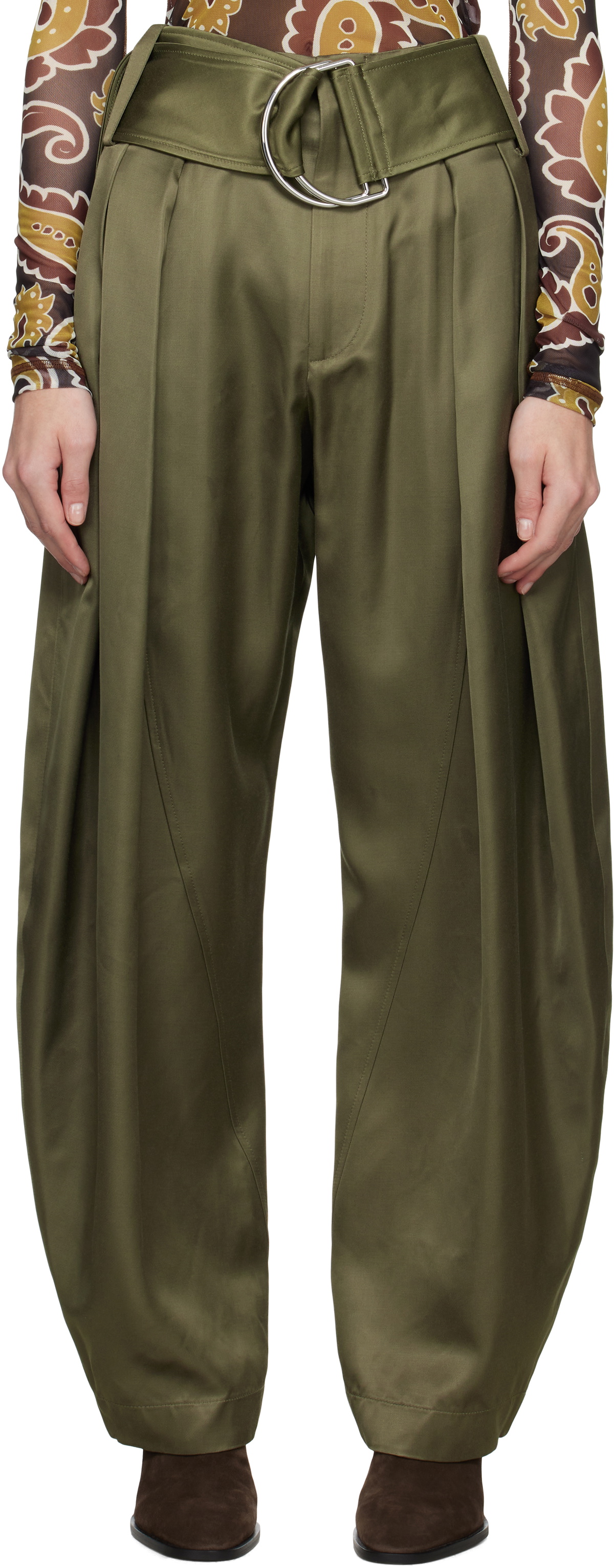【送料&関税込】J.W. Anderson Gathered D Ring Trousers GATHERED WAIST D-RING TROUSERS – JW Anderson