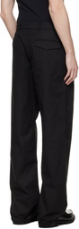 Rier Black Cotton Trousers