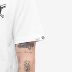 Men's AAPE Street Baseball Number T-Shirt in White