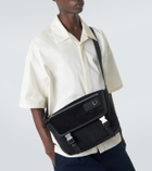 Loewe Flex Medium canvas and suede messenger bag