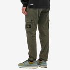 Stone Island Men's Brushed Cotton Canvas Cargo Pants in Musk