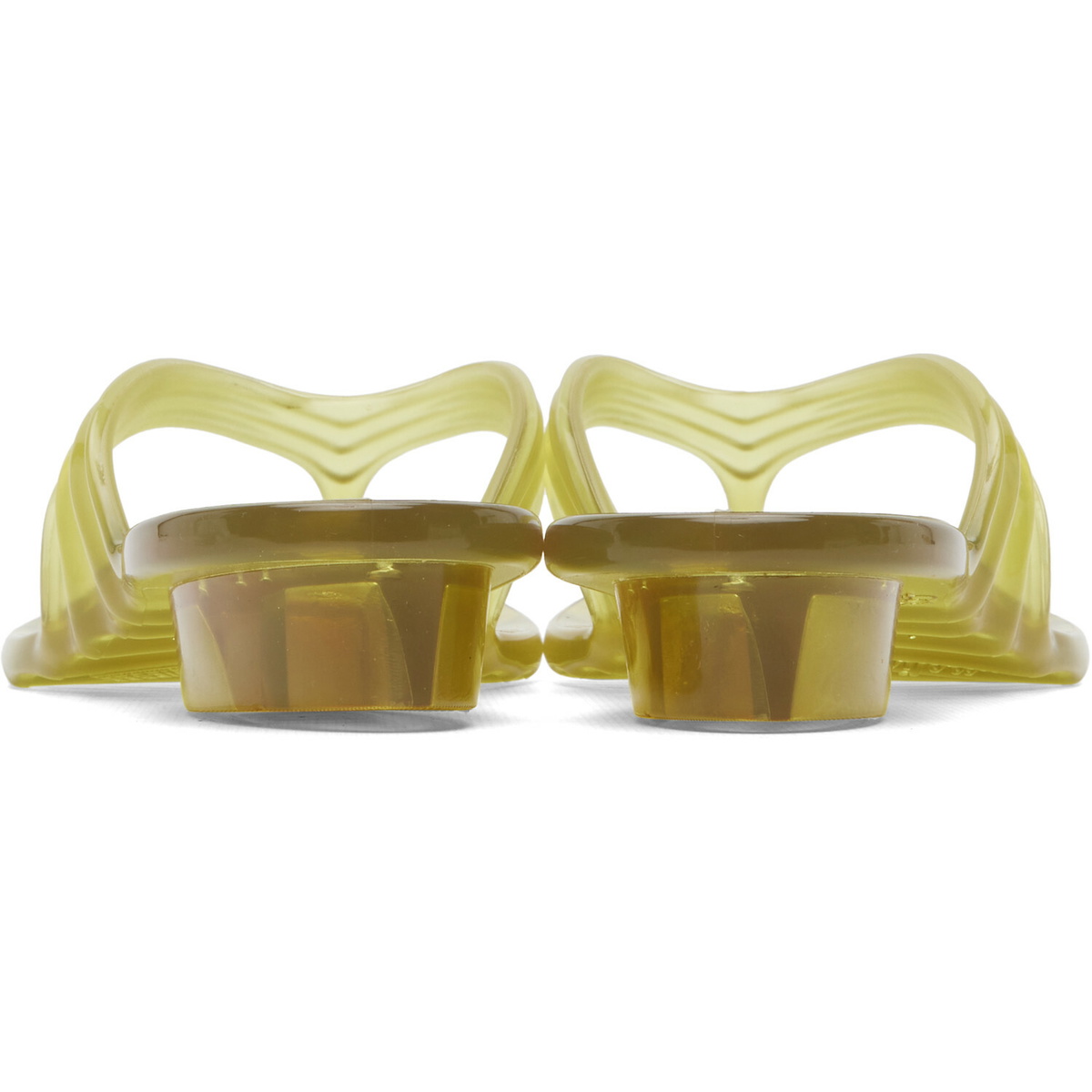 Diesel Yellow Mellisa Edition Sculptural Flip-Flops