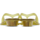 Diesel Yellow Mellisa Edition Sculptural Flip-Flops
