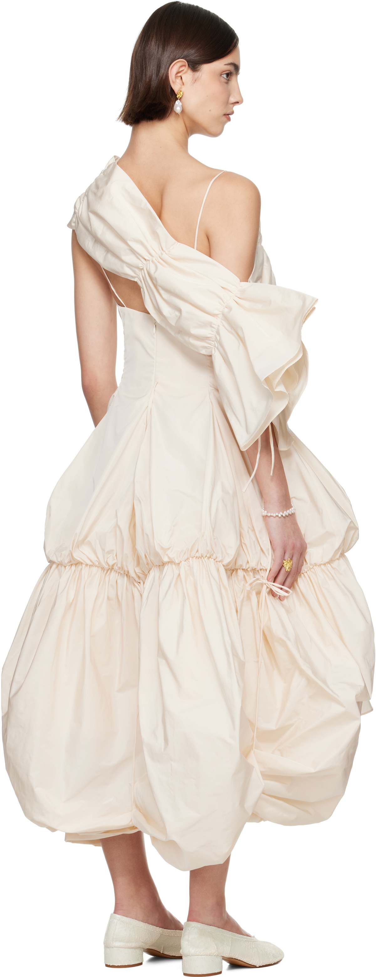 Renaissance Renaissance SSENSE Exclusive Bridal Capsule Dara Midi Dress