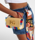 Dolce&Gabbana 3.5 Small raffia-effect crossbody bag