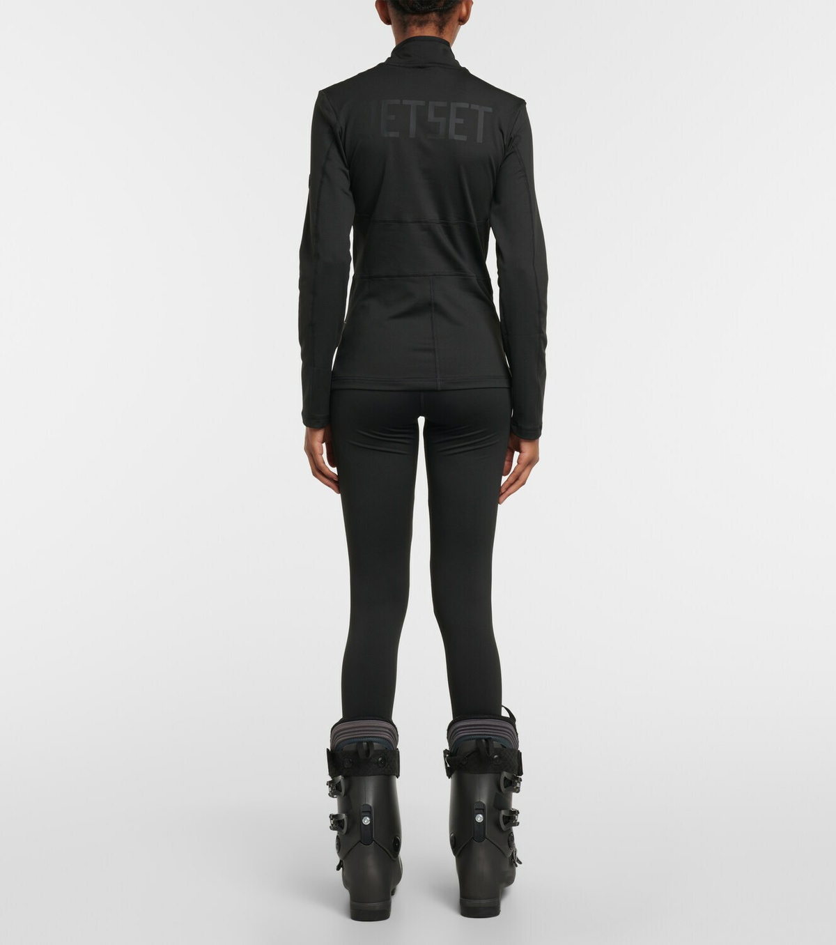 Jet Set Ginger Halfzip slim top