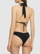 WEWOREWHAT Self-tie Triangle Bikini Top
