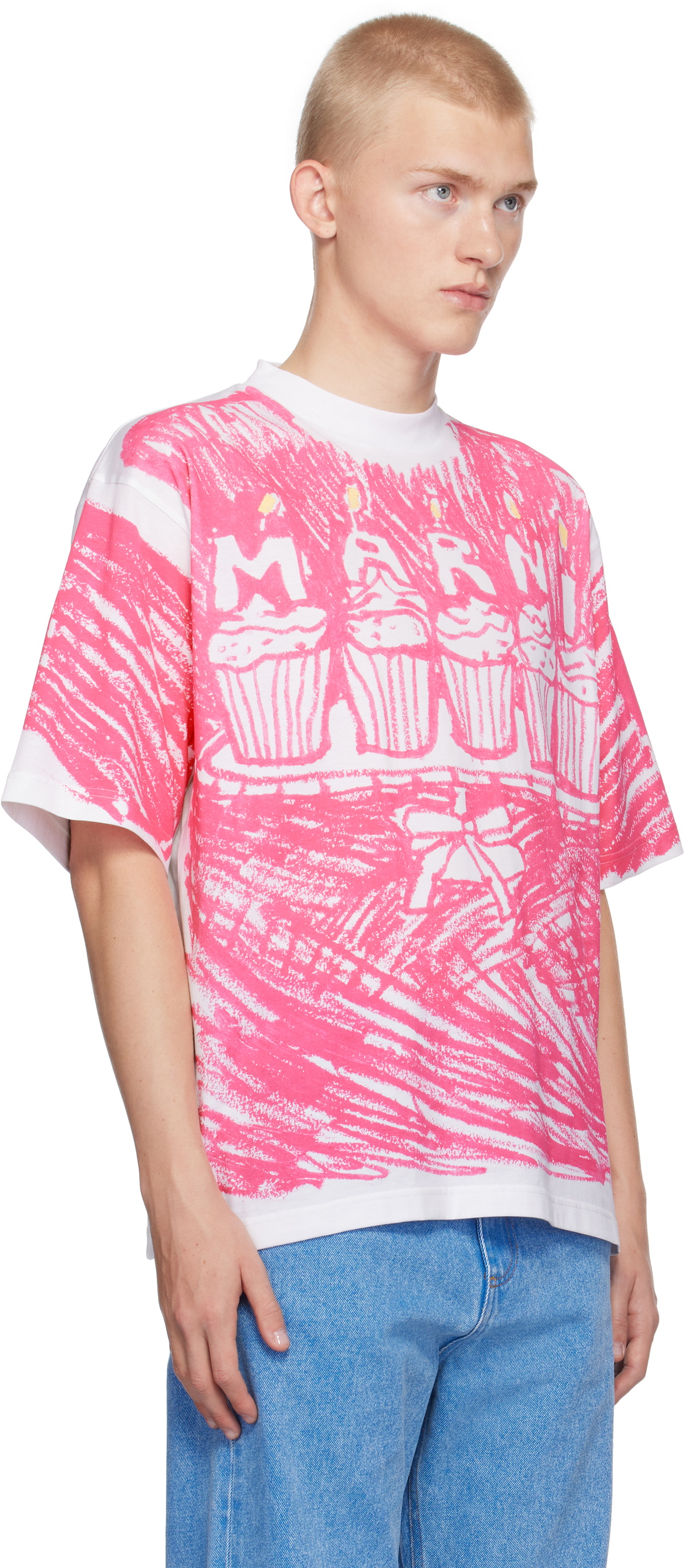 【関税込み】Marni ホワイト Marni 30th Anniversary Tシャツ Marni White Marni 30th Anniversary T-shirt Marni