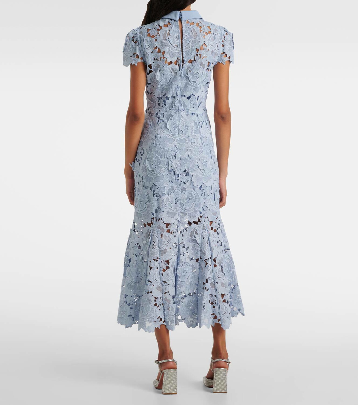 Self-Portrait Floral lace cocktail dress Self-Portrait