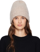 The Row Beige Leomir Beanie