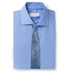 Kingsman - Turnbull & Asser Blue Puppytooth Cotton Shirt - Blue