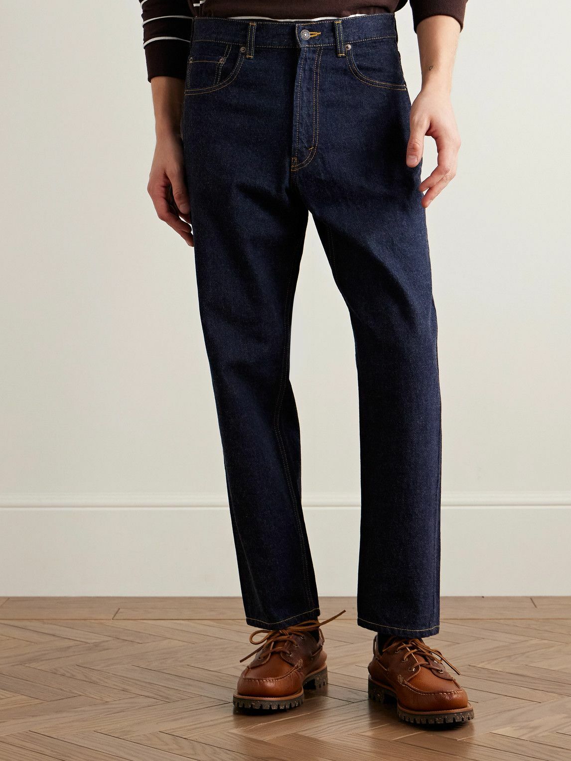 Beams Plus - Wide-Leg Jeans - Blue