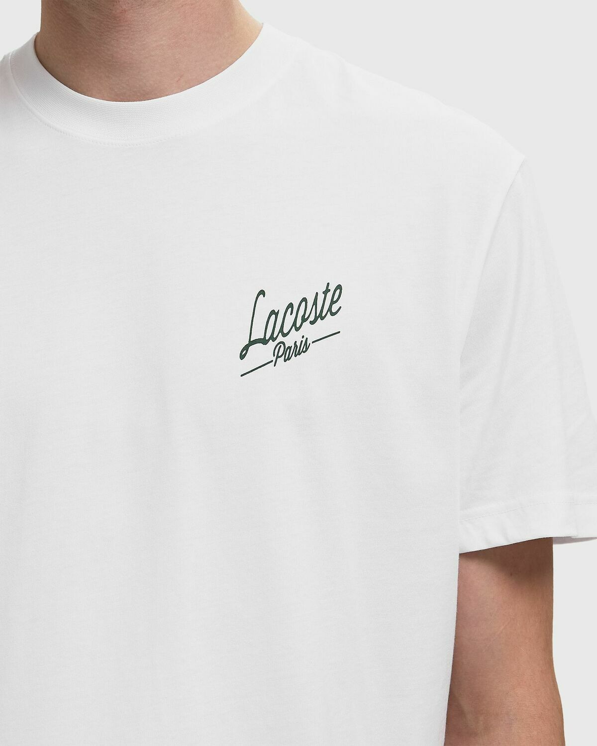 Lacoste T-Shirt White Mens Shortsleefe