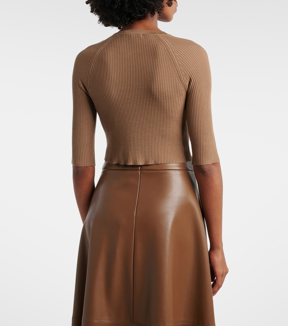 'S Max Mara Cropped virgin wool cardigan