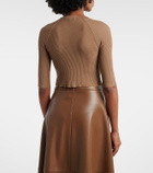 'S Max Mara Cropped virgin wool cardigan