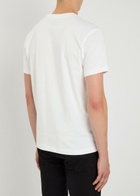 Rag & Bone Dagger Logo-embroidered Cotton T-shirt Ecru
