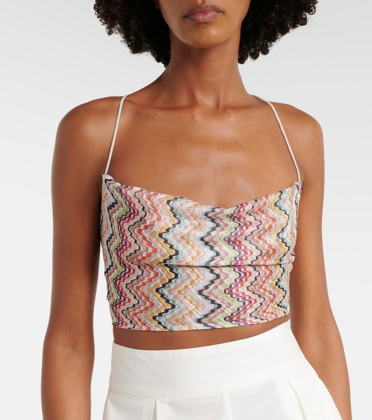 Missoni Zigzag crop top