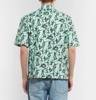 Aries - Printed Cotton-Voile Shirt - Men - Green