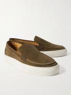 Mr P. - Larry Suede Slip-On Sneakers - Green
