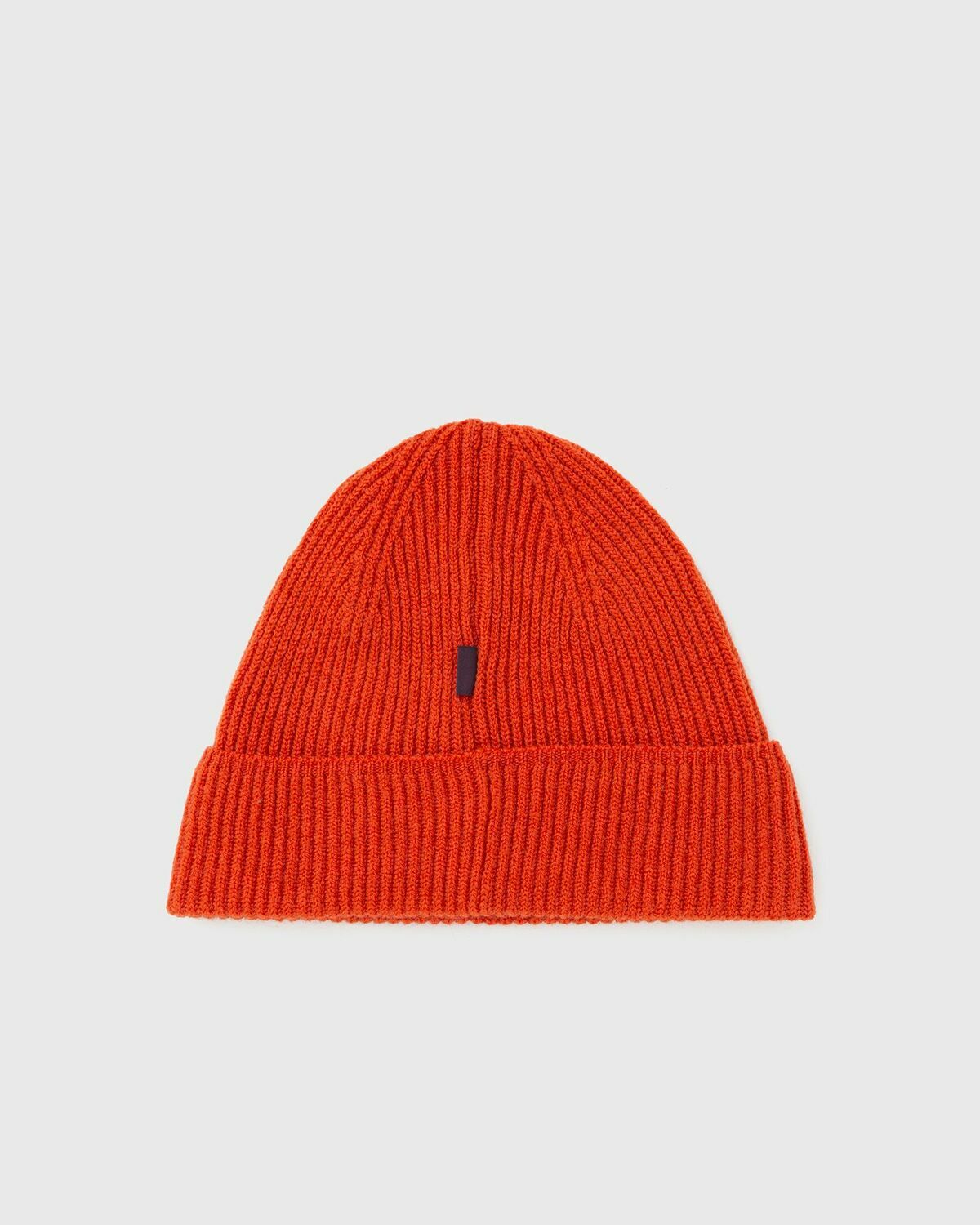 Pas Normal Studios Off-Race Merino Knit Beanie orange Mens Beany