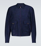 Lardini - Cotton and wool blouson jacket