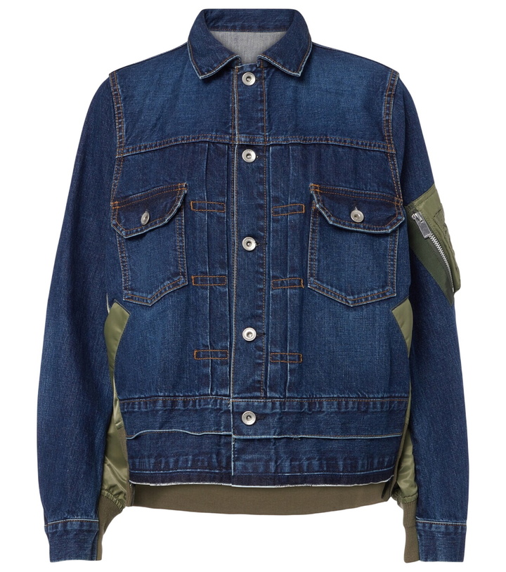 Photo: Sacai Denim bomber jacket