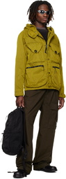 C.P. Company Khaki Panama-R Mixed Goggle Jacket