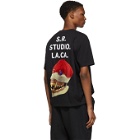 S.R. STUDIO. LA. CA. Black Edition 50 Skull Basic T-Shirt