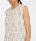 Maison Margiela Ruffled silk-blend tulle midi dress