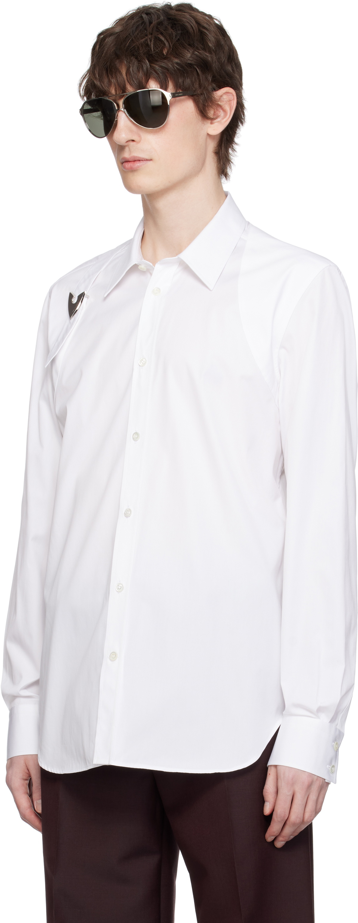 McQueen White Arrow Harness Shirt