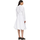 JW Anderson White Multi-Pocket Shirt Dress