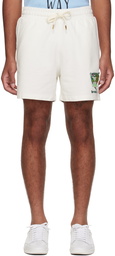 Casablanca White Tennis Club Icon Shorts