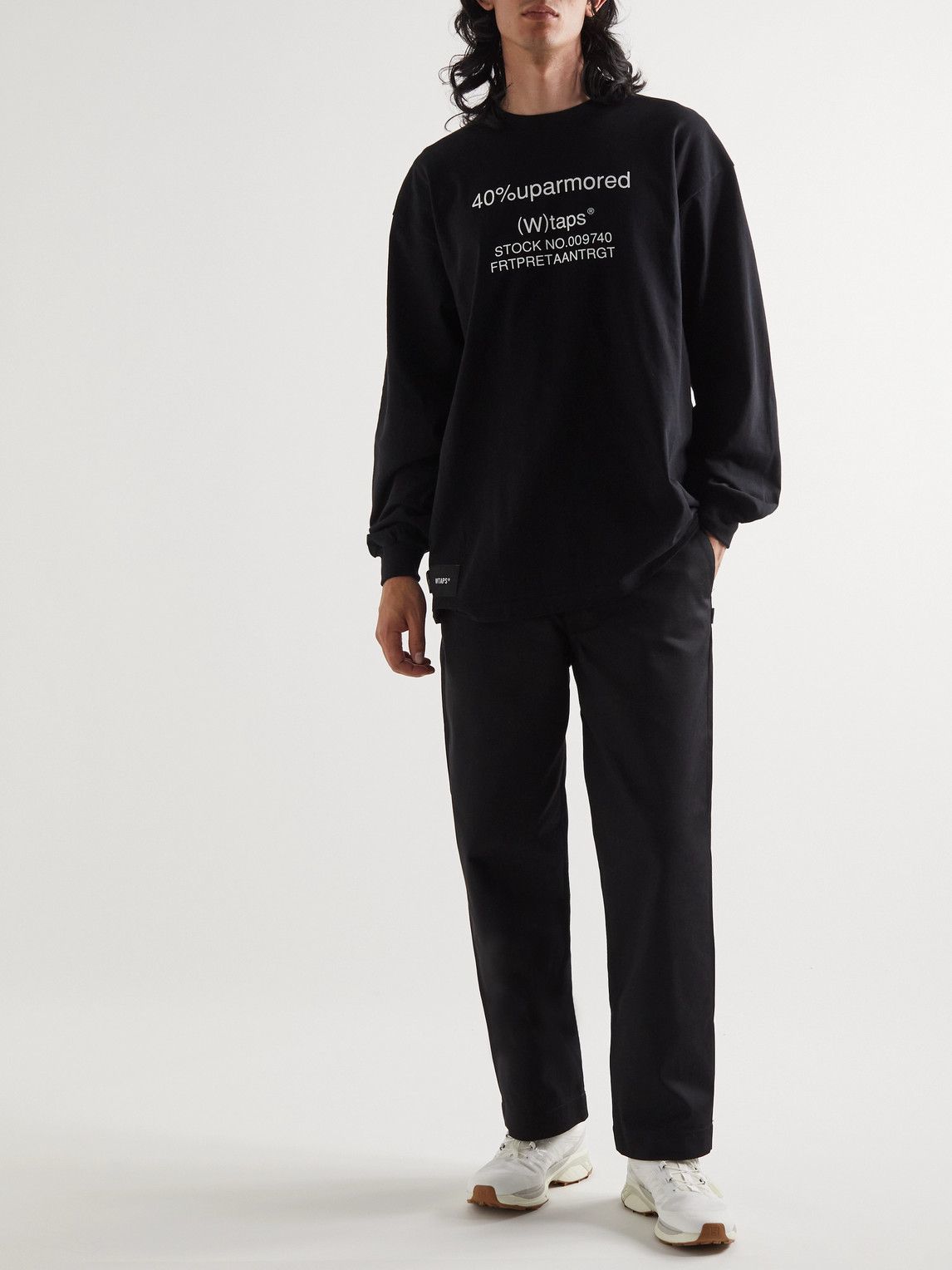 WTAPS - Crease Straight-Leg Twill Trousers - Black WTAPS